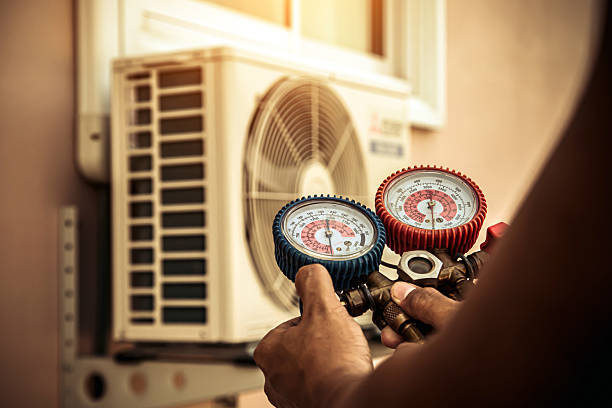 Professional Hvac Installation technician working in Hanover, IN